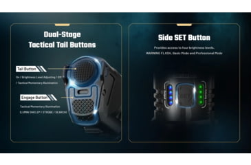 Image of Nitecore P27iX 5000 Lumen 21700 Li-Ion Rechargeable LED Customizable Tactical Flashlight w/ Multi-Beam Modes