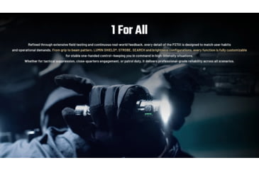 Image of Nitecore P27iX 5000 Lumen 21700 Li-Ion Rechargeable LED Customizable Tactical Flashlight w/ Multi-Beam Modes