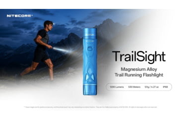 Image of Nitecore TrailSight 1200 Lumens 18650 Rechargeable Li-Ion LED Waist-Level Trail Running Flashlight