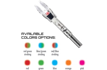 Image of Nockturnal G Nock Shift Lighted Nocks Strobing, 3Pk, Red/Blue, 1006873