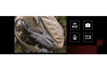 Image of NOCPIX LUMI LRF H35R 2.5-20x35mm Thermal Monocular, 50 Hz, 640x512, Black, LUMIH35R