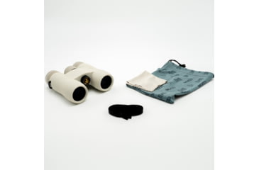 Image of Nocs Provisions Field Issue 10x32mm Roof Prism Waterproof Binoculars, Rugged, Bone Gray, NOC-FLX-GRY