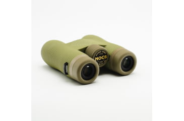 Image of Nocs Provisions Field Issue 10x32mm Roof Prism Waterproof Binoculars, Rugged, Ponderosa Green, NOC-FLX-GN1