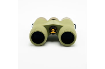 Image of Nocs Provisions Field Issue 10x32mm Roof Prism Waterproof Binoculars, Rugged, Ponderosa Green, NOC-FLX-GN1