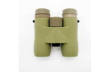Image of Nocs Provisions Field Issue 10x32mm Roof Prism Waterproof Binoculars, Rugged, Ponderosa Green, NOC-FLX-GN1
