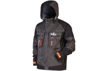 Image of Norfin Pro Dry 3 Rain Jacket - Men's, Brown Black, 2XL, 514605-XXL