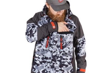 Image of Norfin Pro Dry 3 Rain Jacket - Men's, Camo, Extra Large, 514804-XL