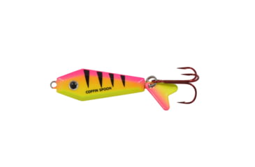 Image of Northland Fishing Tackle Buck-Shot Coffin Spoon, UV Bubblegum, 1/4 oz, NL-BRCS4-106