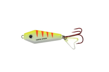 Image of Northland Fishing Tackle Buck-Shot Coffin Spoon, UV Electric Perch, 3/8 oz, NL-BRCS5-60