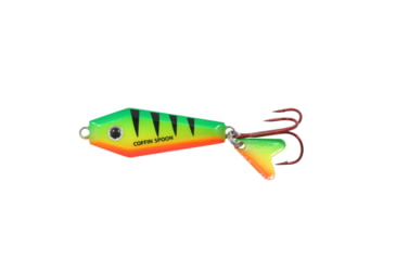 Image of Northland Fishing Tackle Buck-Shot Coffin Spoon, UV Firetiger, 1/4 oz, NL-BRCS4-22