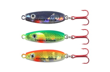 Image of Northland Fishing Tackle Forage Minnow Spoon, S Shine, Perch, Chub, 1/16 oz, NL-FMS2K-3-99