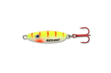 Image of Northland Fishing Tackle UV Buck-Shot Spoon, Electric Perch, 1/4 oz, NL-BRUVS4-60
