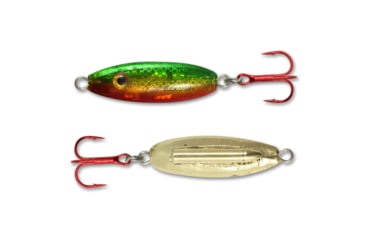 Image of Northland Fishing Tackle UV Buck-Shot Spoon, Green Perch, 1/4 oz, NL-BRUVS4-23