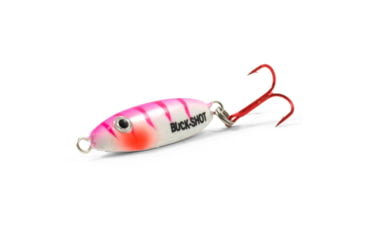 Image of Northland Fishing Tackle UV Buck-Shot Spoon, Pink Tiger, 1/16 oz, NL-BRUVS2-26