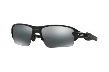 Image of Oakley A FLAK 2.0 OO9271 Sunglasses 927101-61 - Matte Black Frame, Black Iridium Lenses
