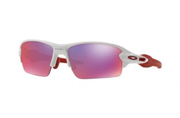 Image of Oakley A FLAK 2.0 OO9271 Sunglasses 927104-61 - Polished White Frame, Prizm Road Lenses