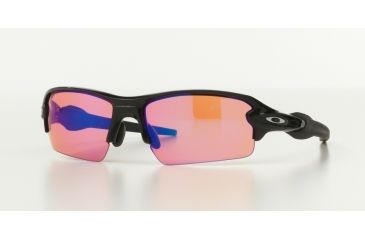 Image of Oakley A FLAK 2.0 OO9271 Sunglasses 927112-61 - Polished Black Frame, Prizm Trail Lenses