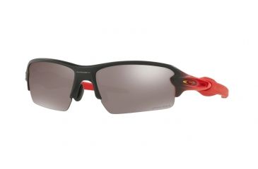 Image of Oakley A Flak 2.0 OO9271 Sunglasses 927120-61 - Ruby Fade Frame, Prizm Black Polarized Lenses