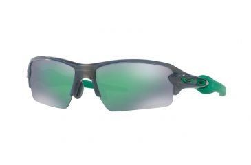 Image of Oakley A Flak 2.0 OO9271 Sunglasses 927123-61 - Grey Smoke Frame, Prizm Jade Lenses
