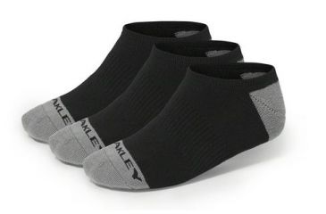 Image of Oakley Basic Performance No Show Sock 3 Pack, Black, Medium 93226-01K-MD