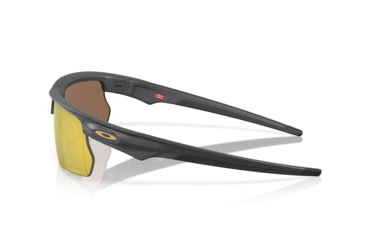 Image of Oakley BiSphaera Sunglasses, Matte Carbon, PRIZM 24K Polarized, PRIZM 24K Polarized, OO9400-1268