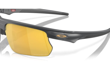 Image of Oakley BiSphaera Sunglasses, Matte Carbon, PRIZM 24K Polarized, PRIZM 24K Polarized, OO9400-1268