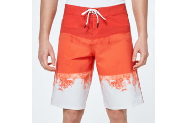 Image of Oakley Color Block Shade Boardshort 21 - Mens, High Risk Red, 28, FOA400110-43A-28