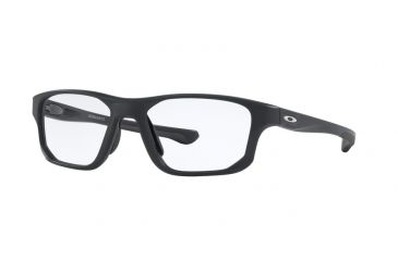Image of Oakley CROSSLINK FIT OX8136M Eyeglass Frames 813603-55 - Steel Frame, Clear Lenses