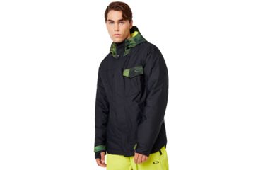 Image of Oakley Division Evo Insulated Jacket 2L 10K - Mens, Blackout, Large, 412786-02E-L