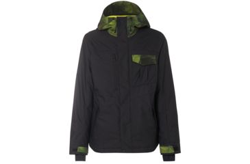 Image of Oakley Division Evo Insulated Jacket 2L 10K - Mens, Blackout, Large, 412786-02E-L