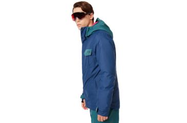 Image of Oakley Division Evo Insulated Jacket 2L 10K - Mens, Poseidon, Large, 412786-6A1-L