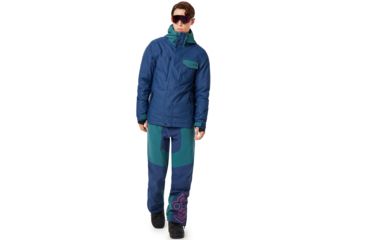 Image of Oakley Division Evo Insulated Jacket 2L 10K - Mens, Poseidon, Large, 412786-6A1-L