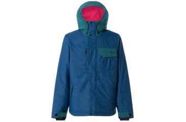 Image of Oakley Division Evo Insulated Jacket 2L 10K - Mens, Poseidon, Large, 412786-6A1-L