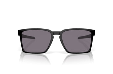 Image of Oakley Exchange Sun Sunglasses, Satin Black, PRIZM Grey Polarized, PRIZM Grey Polarized, OO9483-0456
