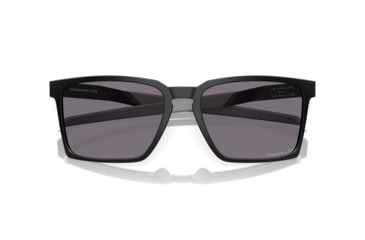 Image of Oakley Exchange Sun Sunglasses, Satin Black, PRIZM Grey Polarized, PRIZM Grey Polarized, OO9483-0456