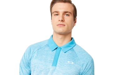 Image of Oakley Four Jack Gradient Polo - Mens, White, Extra Small, 434315-100-XS