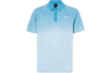 Image of Oakley Four Jack Gradient Polo - Mens, White, Extra Small, 434315-100-XS