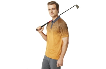 Image of Oakley Four Jack Gradient Polo - Mens, Flash Blue, Large 434315-6FA-L