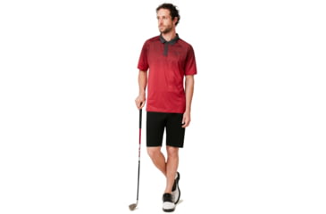 Image of Oakley Four Jack Gradient Polo - Mens, Raspberry, Extra Large, 434315-45A-XL