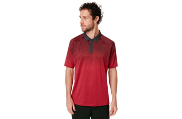Image of Oakley Four Jack Gradient Polo - Mens, Raspberry, Extra Large, 434315-45A-XL