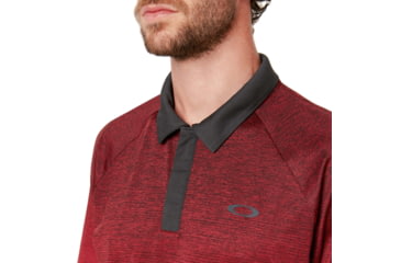 Image of Oakley Four Jack Gradient Polo - Mens, Raspberry, Extra Large, 434315-45A-XL