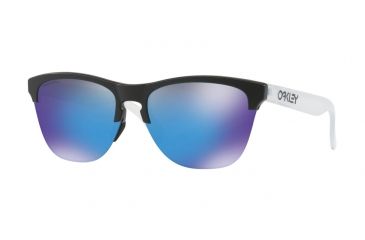 Image of Oakley FROGSKINS LITE OO9374 Progressive Prescription Sunglasses OO9374-937402-63 - Lens Diameter 63 mm, Frame Color Matte Black