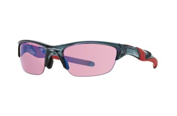 Image of Oakley HALF JACKET 2.0 ASIAN FIT OO9153 Sunglasses 915311-62 - Crystal Black Frame, G30 Iridium Lenses