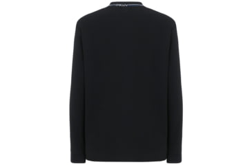 Image of Oakley SI Logo Neck Long Sleeve Tee - Men's, Blackout, Medium, 457430-02E-M