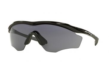 Image of Oakley M2 FRAME XL OO9343 Progressive Prescription Sunglasses OO9343-934301-45 - Lens Diameter 45 mm, Frame Color Polished Black