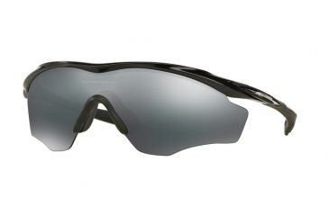 Image of Oakley M2 FRAME XL OO9343 Progressive Prescription Sunglasses OO9343-934304-45 - Lens Diameter 45 mm, Frame Color Polished Black