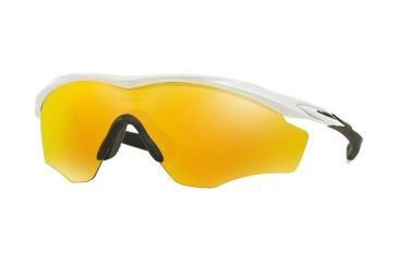 Image of Oakley M2 FRAME XL OO9343 Progressive Prescription Sunglasses OO9343-934305-45 - Lens Diameter 45 mm, Frame Color Polished White