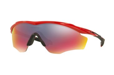 Image of Oakley M2 FRAME XL OO9343 Progressive Prescription Sunglasses OO9343-934306-45 - Lens Diameter 45 mm, Frame Color Redline