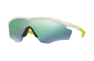 Image of Oakley M2 FRAME XL OO9343 Progressive Prescription Sunglasses OO9343-934307-45 - Lens Diameter 45 mm, Frame Color Polished White