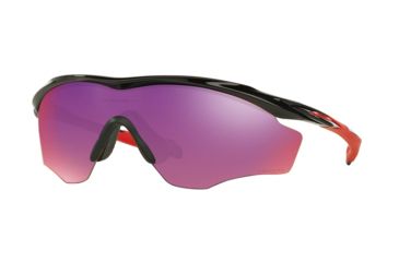 Image of Oakley M2 FRAME XL OO9343 Progressive Prescription Sunglasses OO9343-934308-45 - Lens Diameter 45 mm, Frame Color Polished Black